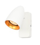 Kinkiety regulowane - Italux Tino Kinkiet 1xGU10 10W Biały, złoty WL-36748-1-WH-GD - product 1