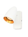 Italux Tino Kinkiet 1xGU10 10W Biały, złoty WL-36748-1-WH-GD