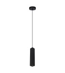 Lampy wiszące rurki - Italux Tecno Wisząca 1xGU10 10W Czarny piaskowany PND-37492-1-BK - product 1