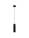 Italux Tecno Wisząca 1xGU10 10W Czarny piaskowany PND-37492-1-BK