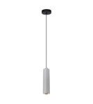 Lampy wiszące rurki - Italux Tecno Wisząca 1xGU10 10W Aluminiowy PND-37492-1-ALU - product 1