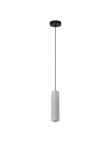 Italux Tecno Wisząca 1xGU10 10W Aluminiowy PND-37492-1-ALU