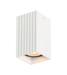 Oprawy sufitowe kwadratowe - Italux Tecno Natynkowa 1xGU10 10W Biały piaskowany CLN-37492-S-WH - product 1