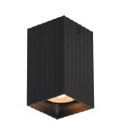 Oprawy sufitowe kwadratowe - Italux Tecno Natynkowa 1xGU10 10W Czarny, złoty CLN-37492-S-BK - product 1
