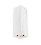Oprawy sufitowe kwadratowe - Italux Tecno Natynkowa 1xGU10 10W Biały piaskowany CLN-37492-M-WH - product 1
