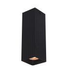 Oprawy sufitowe kwadratowe - Italux Tecno Natynkowa 1xGU10 10W Czarny piaskowany CLN-37492-M-BK - product 1