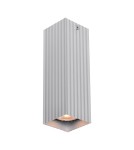Oprawy sufitowe kwadratowe - Italux Tecno Natynkowa 1xGU10 10W Aluminiowy CLN-37492-M-ALU - product 1