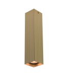 Oprawy sufitowe kwadratowe - Italux Tecno Natynkowa 1xGU10 10W Złoty CLN-37492-L-GD - product 1