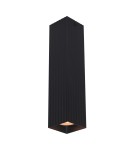 Oprawy sufitowe kwadratowe - Italux Tecno Natynkowa 1xGU10 10W Czarny piaskowany CLN-37492-L-BK - product 1