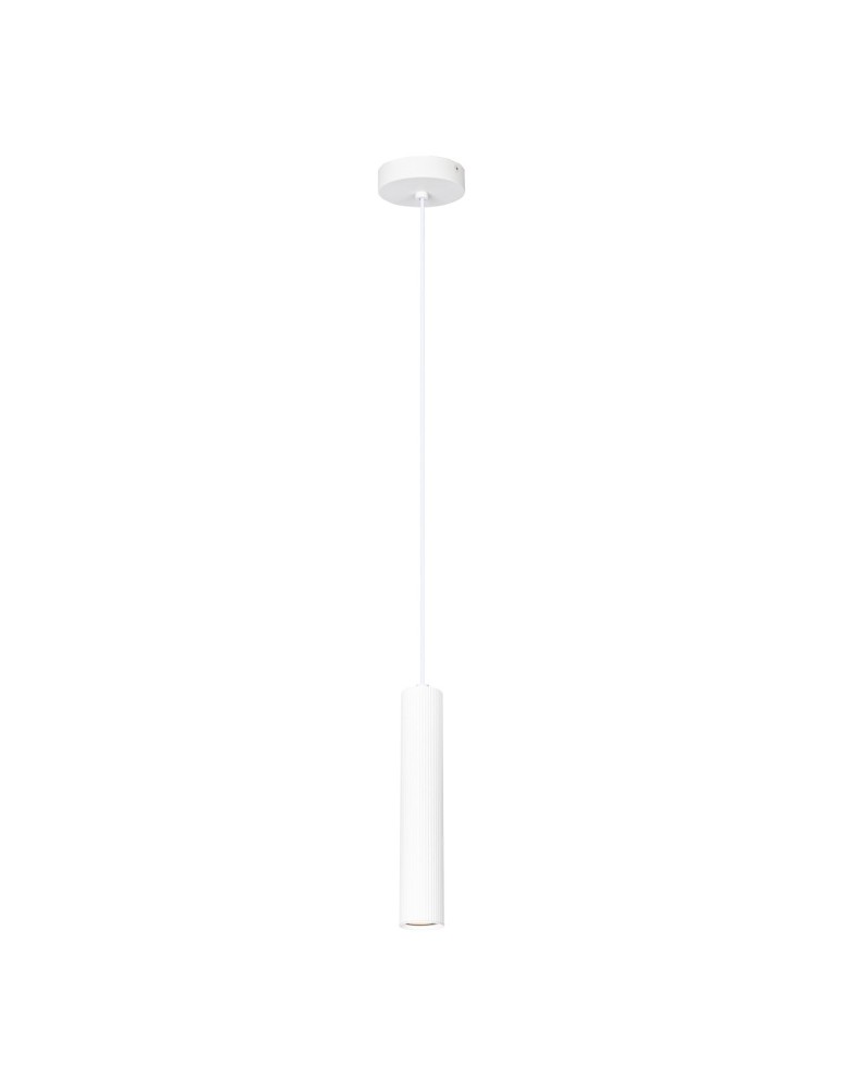 Italux Rilok Wisząca 1xGU10 10W Biały piaskowany PND-83920-1-WH