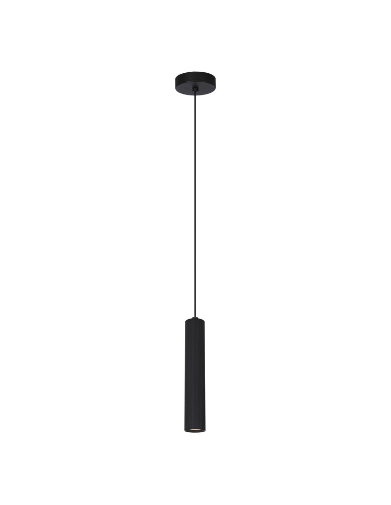 Italux Rilok Wisząca 1xGU10 10W Czarny piaskowany PND-83920-1-BK