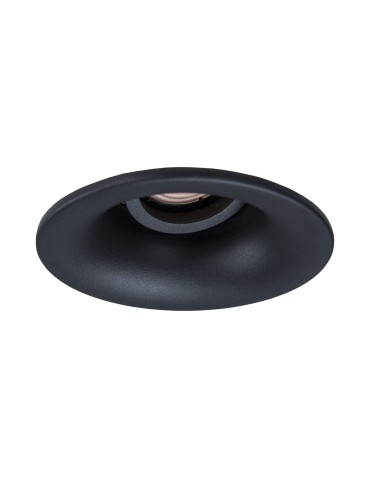 Italux Ralte Sufitowa Podtynkowa 1xGU10 10W Czarny piaskowany DL-36360-GU10-BK