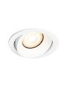 Italux Oker Sufitowa Podtynkowa 1xGU10 10W Biały piaskowany DL-26260-GU10-WH