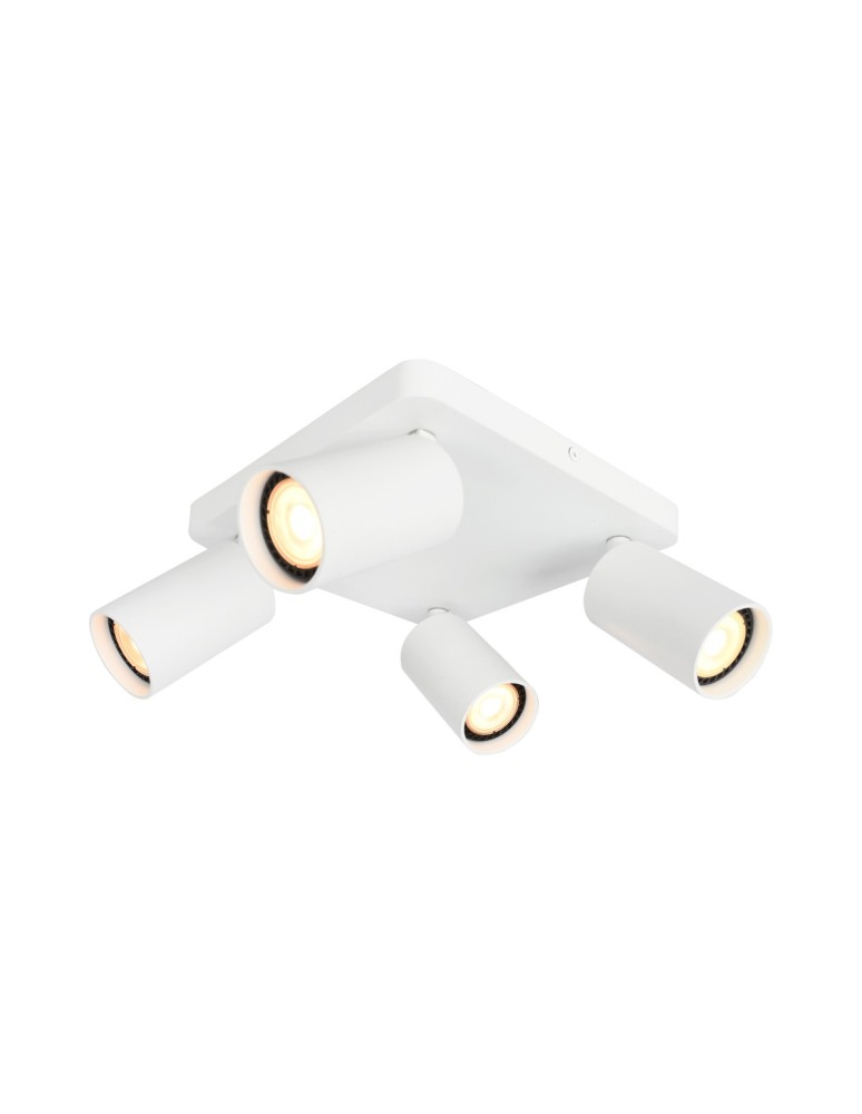 Italux Nesto Reflektorek/Spot 4xGU10 10W Biały piaskowany SPL-23436-4S-WH