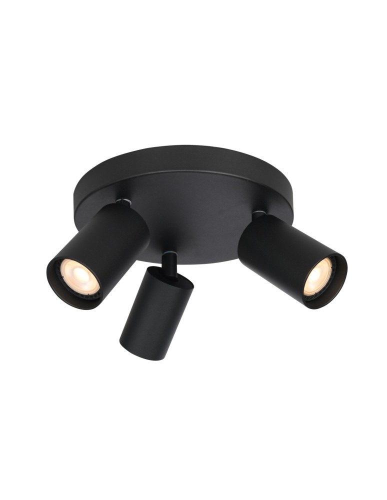 Italux Nesto Reflektorek/Spot 3xGU10 10W Czarny piaskowany SPL-23436-3R-BK