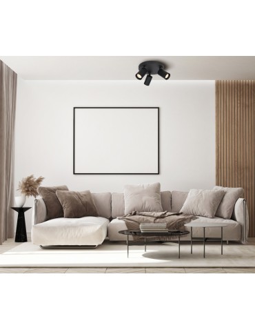 Italux Nesto Reflektorek/Spot 3xGU10 10W Czarny piaskowany SPL-23436-3R-BK - produkt 2