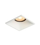 Lampy podtynkowe kwadratowe - Italux Naru Sufitowa Podtynkowa 1xGU10 10W Biały piaskowany DL-61903C-WH - product 1