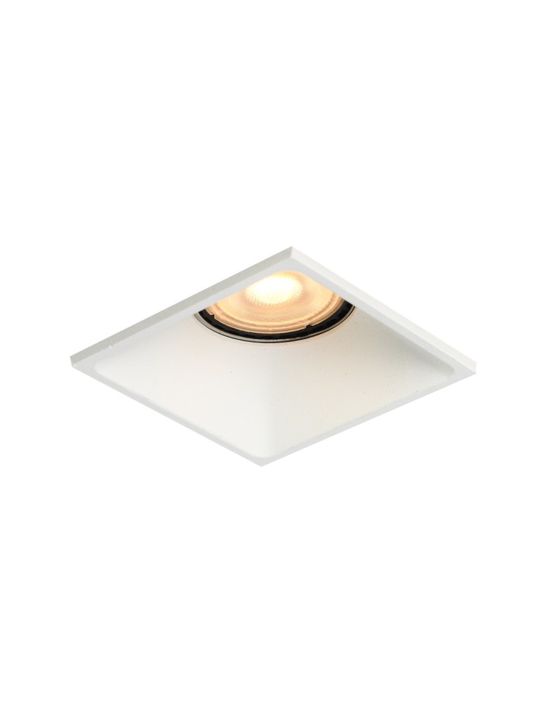 Italux Naru Sufitowa Podtynkowa 1xGU10 10W Biały piaskowany DL-61903C-WH