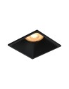 Italux Naru Sufitowa Podtynkowa 1xGU10 10W Czarny piaskowany DL-61903C-BK