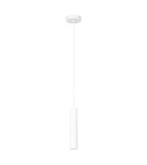 Lampy wiszące rurki - Italux Lopus Wisząca 1xGU10 10W Biały piaskowany PND-48930-1-WH - product 1