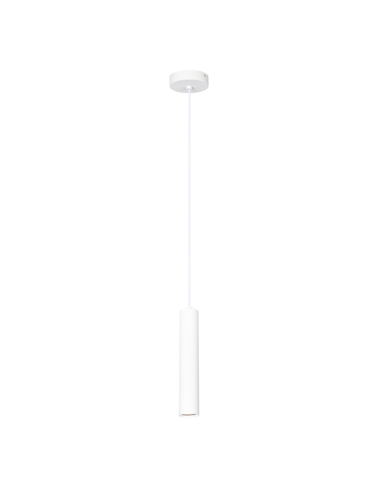 Italux Lopus Wisząca 1xGU10 10W Biały piaskowany PND-48930-1-WH