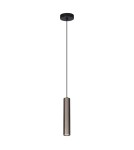 Lampy wiszące rurki - Italux Lopus Wisząca 1xGU10 10W Brązowy PND-48930-1-BRO - product 1