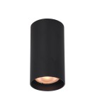 Oprawy sufitowe okrągłe - Italux Lopus Natynkowa 1xGU10 10W Czarny piaskowany CLN-48930-S-BK - product 1