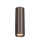 Oprawy sufitowe okrągłe - Italux Lopus Natynkowa 1xGU10 10W Brązowy CLN-48930-M-BRO - product 1