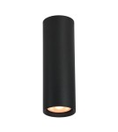 Oprawy sufitowe okrągłe - Italux Lopus Natynkowa 1xGU10 10W Czarny piaskowany CLN-48930-M-BK - product 1