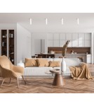 Oprawy sufitowe okrągłe - Italux Lopus Natynkowa 1xGU10 10W Biały piaskowany CLN-48930-L-WH - product 2