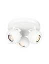 Italux Lafin Reflektorek/Spot 3xGU10 10W Biały piaskowany SPL-45379-3R-WH