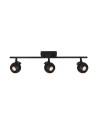 Italux Lafin Reflektorek/Spot 3xGU10 10W Czarny piaskowany SPL-45379-3-BK
