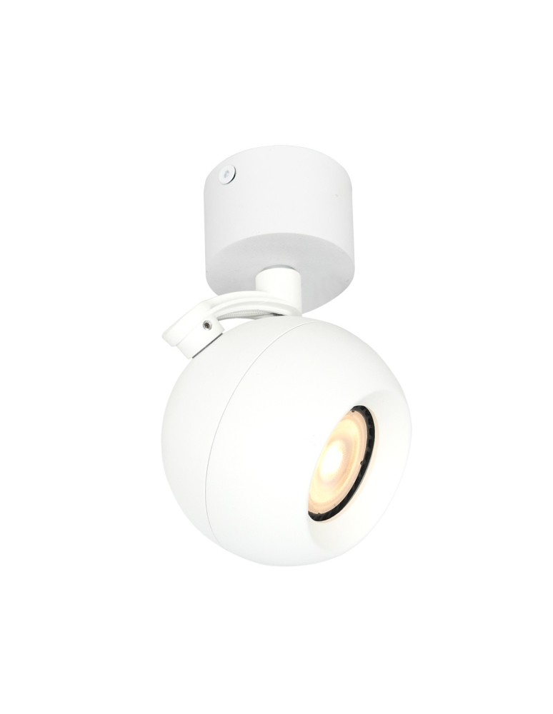 Italux Lafin Reflektorek/Spot 1xGU10 10W Biały piaskowany SPL-45379-1R-WH