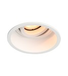 Lampy podtynkowe okrągłe - Italux Gralte Sufitowa Podtynkowa 1xGU10 10W Biały piaskowany DL-88290-GU-WH - product 1