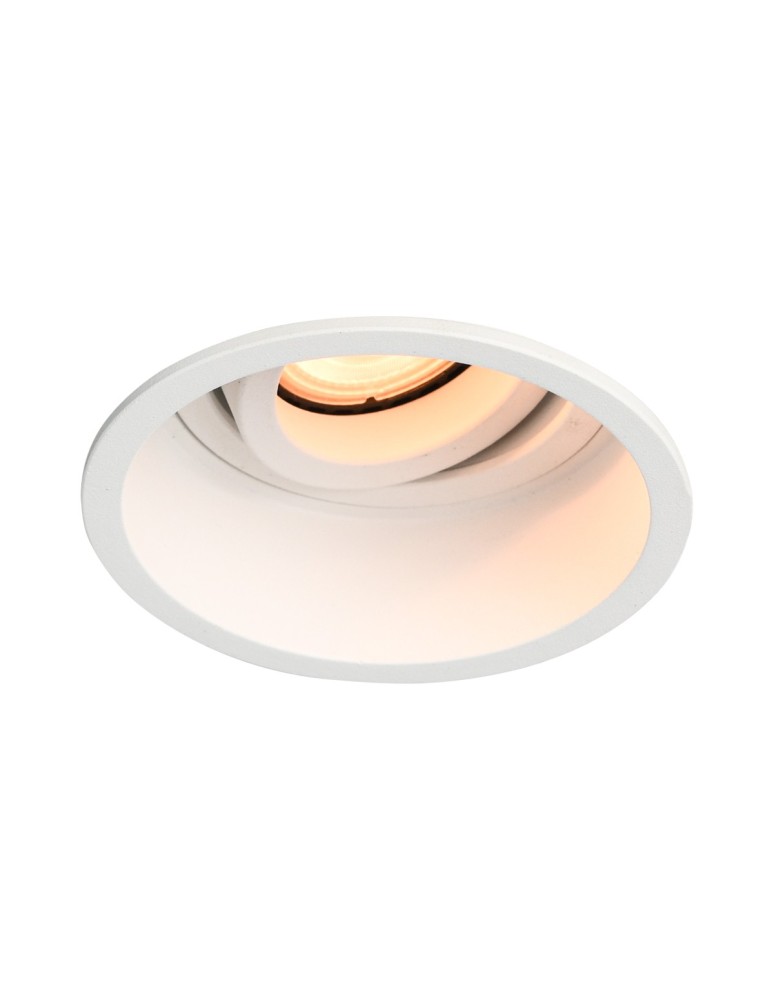 Italux Gralte Sufitowa Podtynkowa 1xGU10 10W Biały piaskowany DL-88290-GU-WH