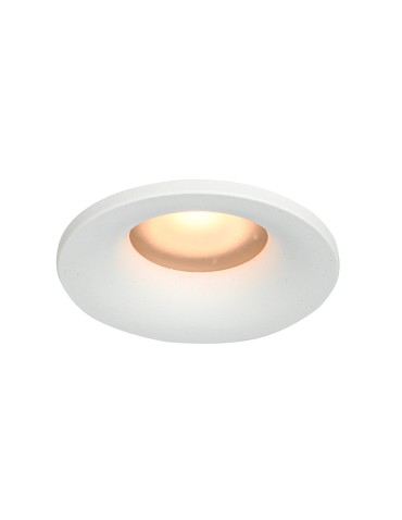 Italux Barto Sufitowa Podtynkowa 1xGU10 10W IP44 Biały piaskowany DL-60327-IP44-WH