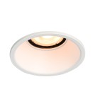 Lampy podtynkowe okrągłe - Italux Barto Sufitowa Podtynkowa 1xGU10 10W Biały piaskowany DL-60327C-WH - product 1