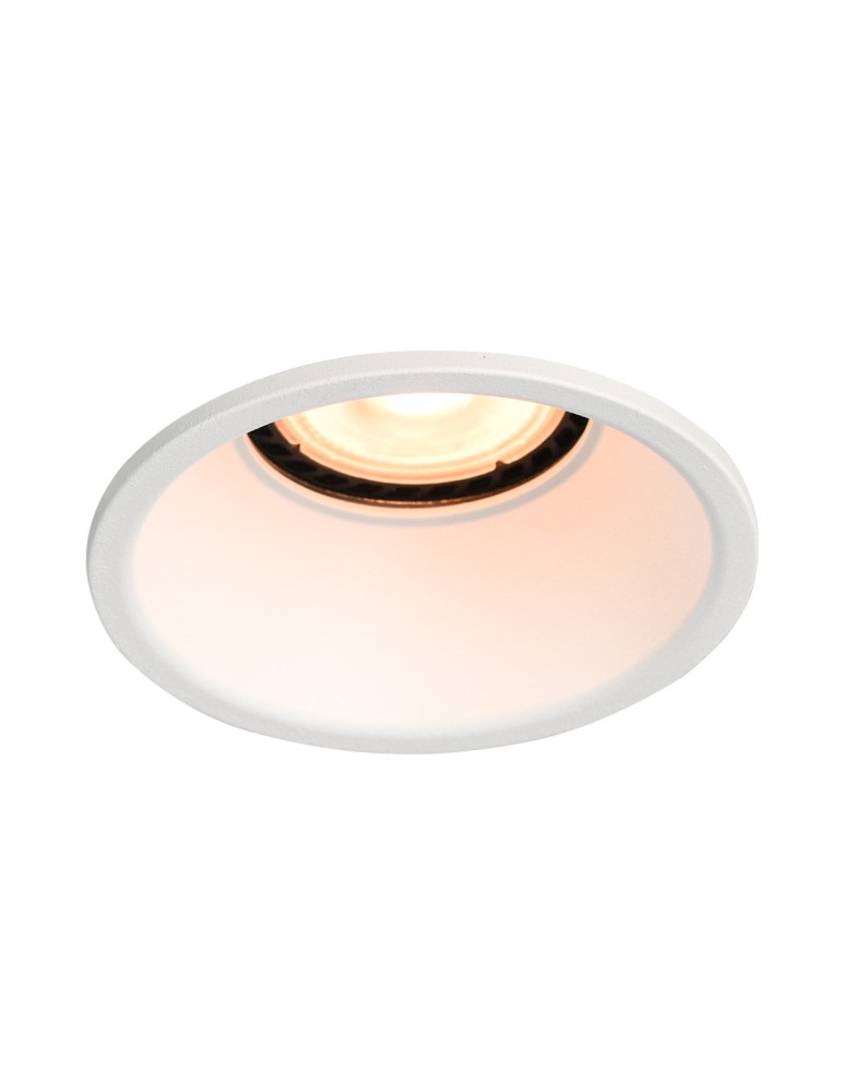 Italux Barto Sufitowa Podtynkowa 1xGU10 10W Biały piaskowany DL-60327C-WH