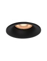 Italux Barto Sufitowa Podtynkowa 1xGU10 10W Czarny piaskowany DL-60327A-BK