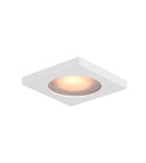 Lampy podtynkowe hermetyczne - Italux Antar Sufitowa Podtynkowa 1xGU10 10W IP44 Biały piaskowany DL-26385S-GU10-WH - product 1