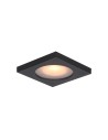 Italux Antar Sufitowa Podtynkowa 1xGU10 10W IP44 Czarny piaskowany DL-26385S-GU10-BK