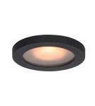 Lampy podtynkowe hermetyczne - Italux Antar Sufitowa Podtynkowa 1xGU10 10W IP44 Czarny piaskowany DL-26385-GU10-BK - product 1