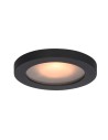 Italux Antar Sufitowa Podtynkowa 1xGU10 10W IP44 Czarny piaskowany DL-26385-GU10-BK