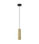 Lampy wiszące rurki - Italux Ander Wisząca 1xGU10 10W Czarny, mosiężny PND-28394-1-GD - product 1