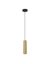 Italux Ander Wisząca 1xGU10 10W Czarny, mosiężny PND-28394-1-GD