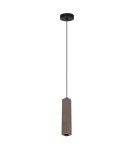 Lampy wiszące rurki - Italux Ander Wisząca 1xGU10 10W Brązowy PND-28394-1-BRO - product 1