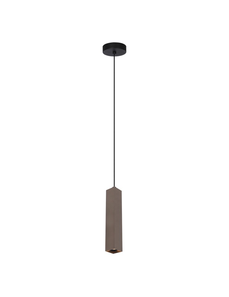 Italux Ander Wisząca 1xGU10 10W Brązowy PND-28394-1-BRO