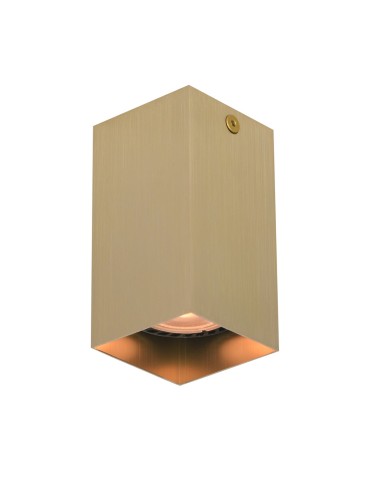 Italux Ander Natynkowa 1xGU10 10W Czarny, mosiężny CLN-28394-S-GD