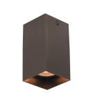 Oprawy sufitowe kwadratowe - Italux Ander Natynkowa 1xGU10 10W Brązowy CLN-28394-S-BRO - product 1