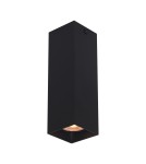 Oprawy sufitowe kwadratowe - Italux Ander Natynkowa 1xGU10 10W Czarny piaskowany CLN-28394-M-BK - product 1
